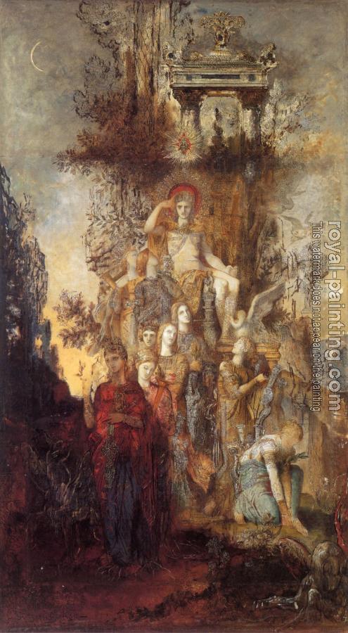 Gustave Moreau : The Muses Leaving Their Father Apollo to go and Enlighten the World